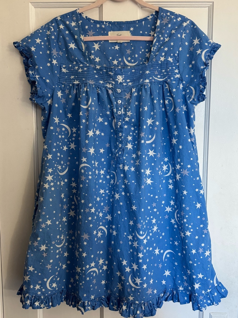 Printfresh Blue Star & Moon Nightgown for Kids